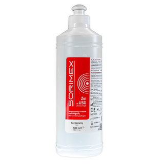 Żel do USG SORIMEX 500 ml hipoalergiczny bezbarwny