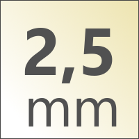 2,5 mm